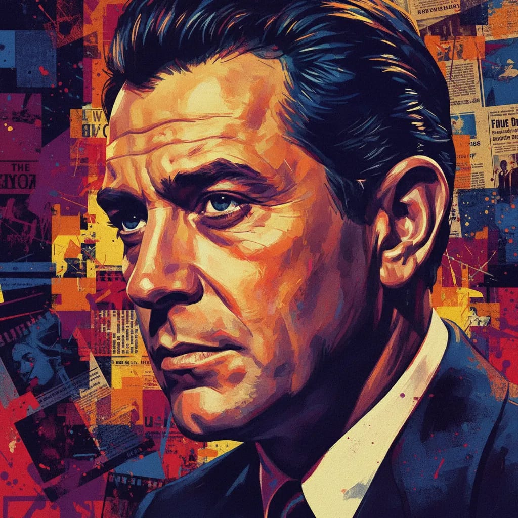 Artistic portrait of Edmond O'Brien