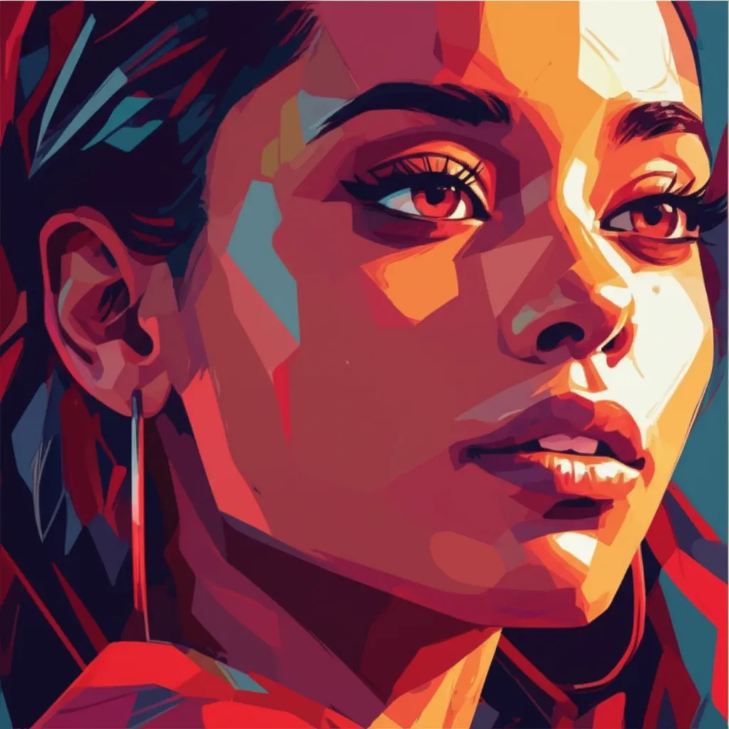 Artistic portrait of Zamira Saunders