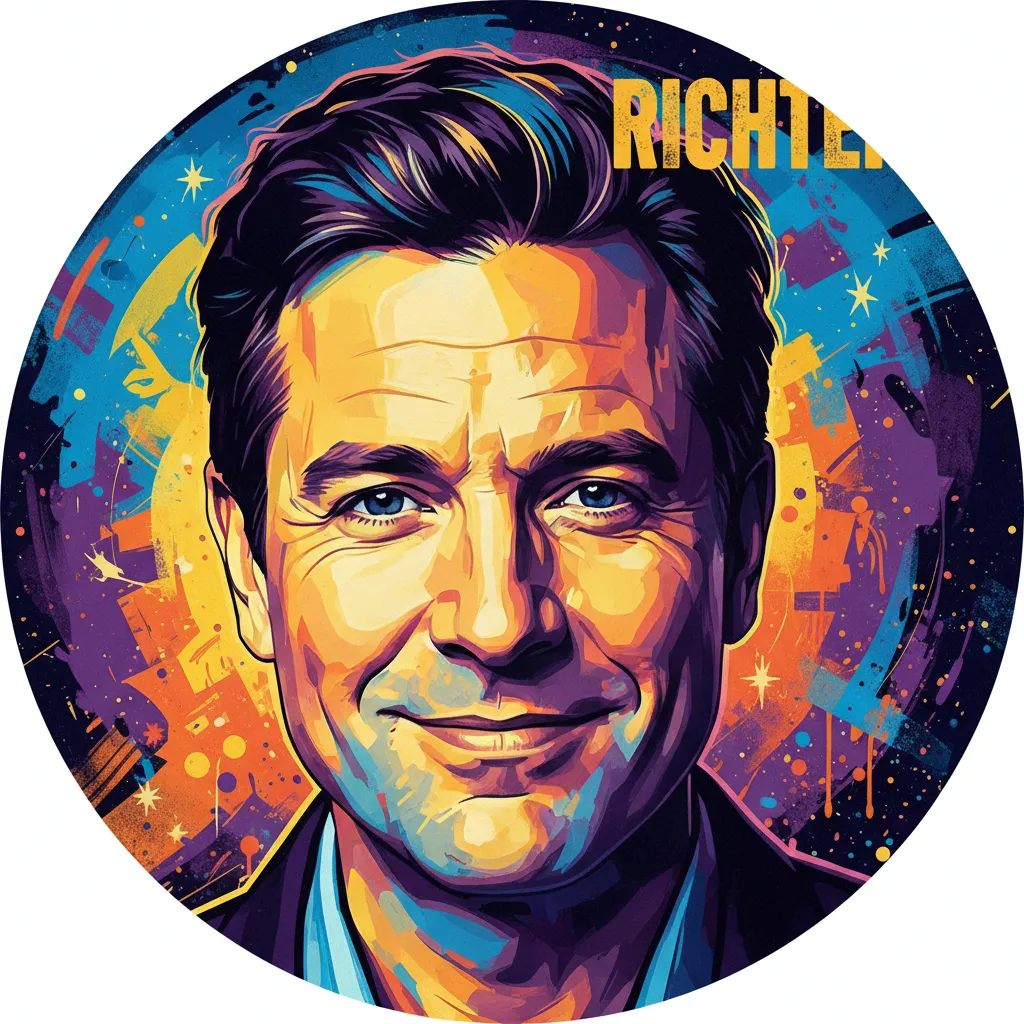 Artistic portrait of Andy Richter