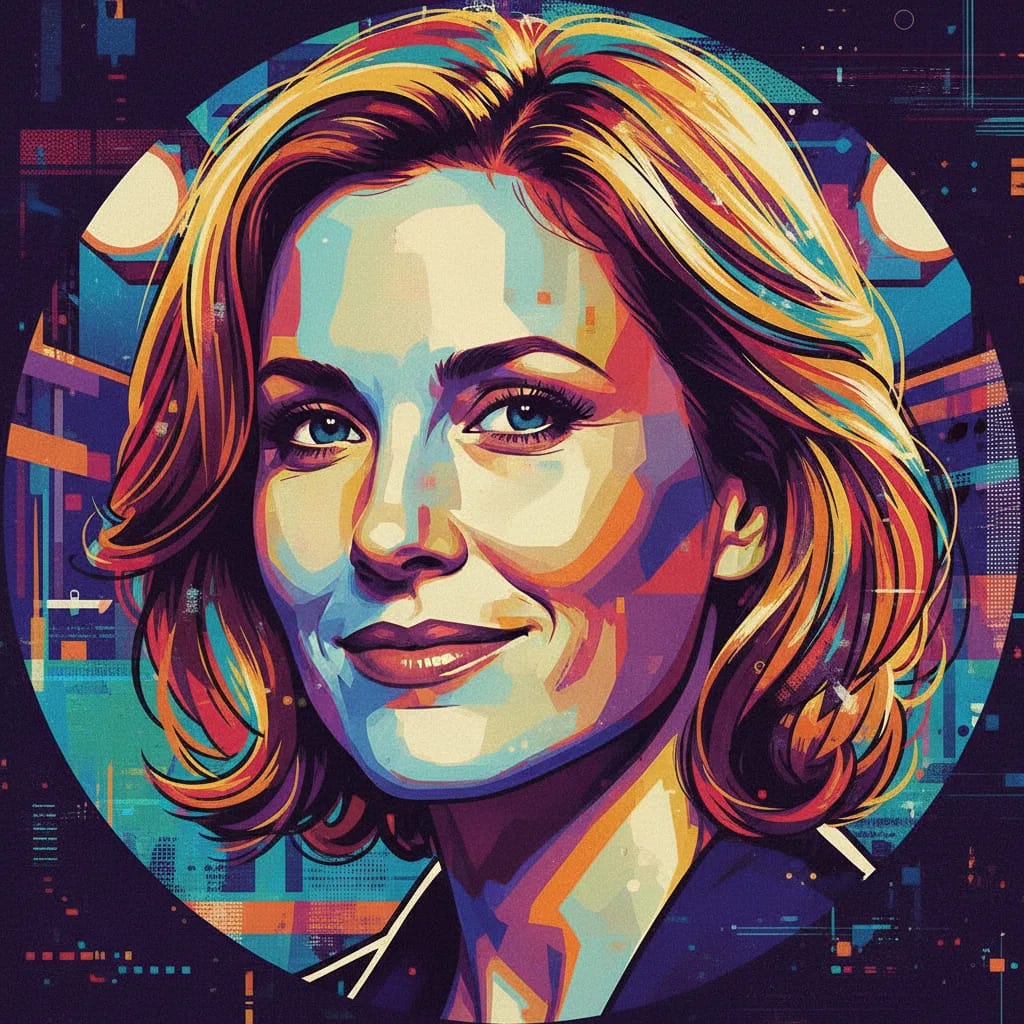 Artistic portrait of Catherine Dent