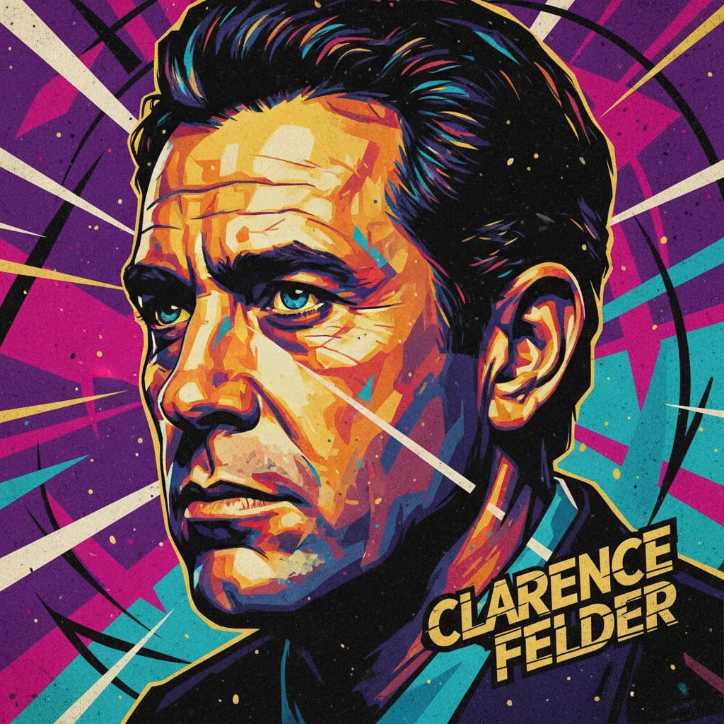 Artistic portrait of Clarence Felder