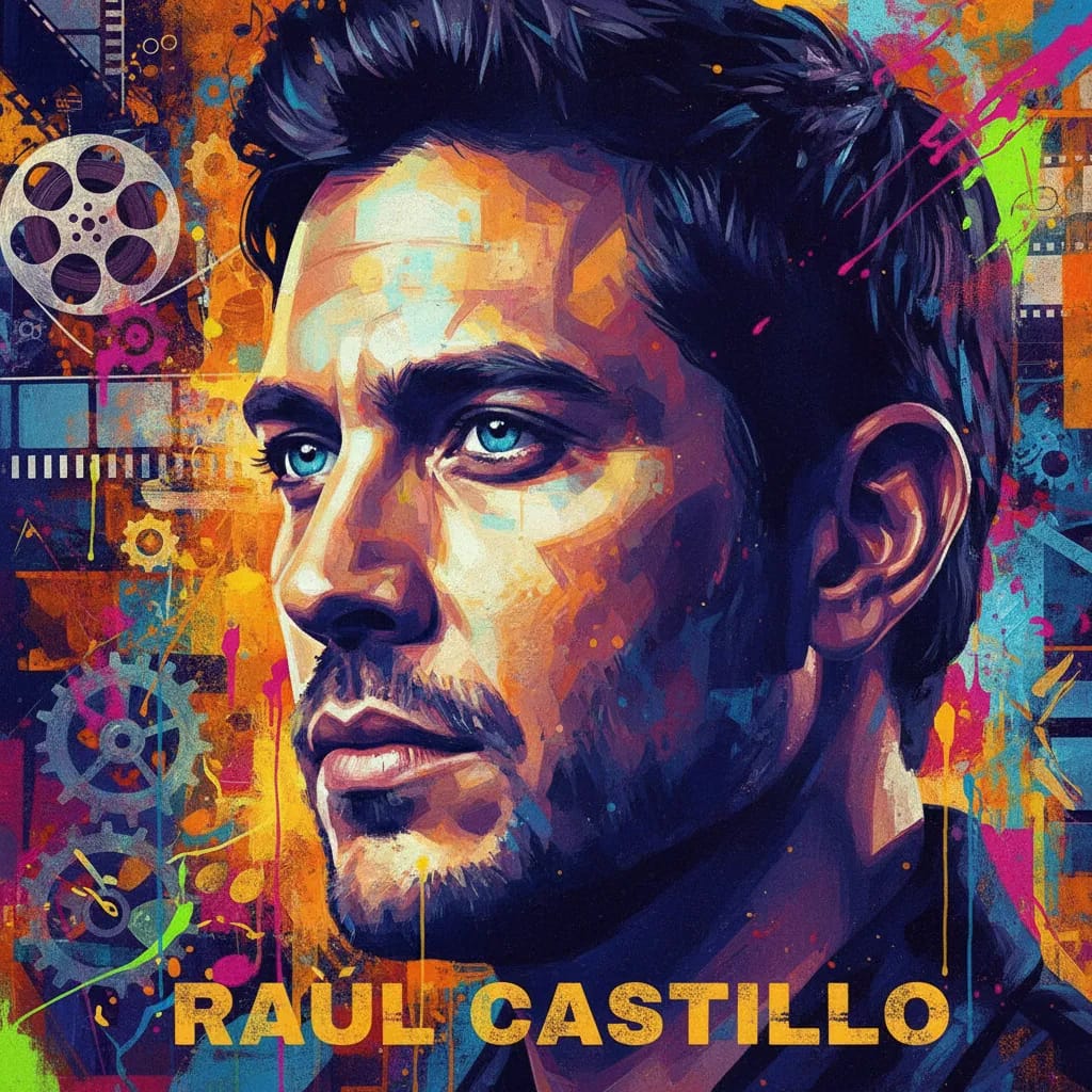 Artistic portrait of Raúl Castillo