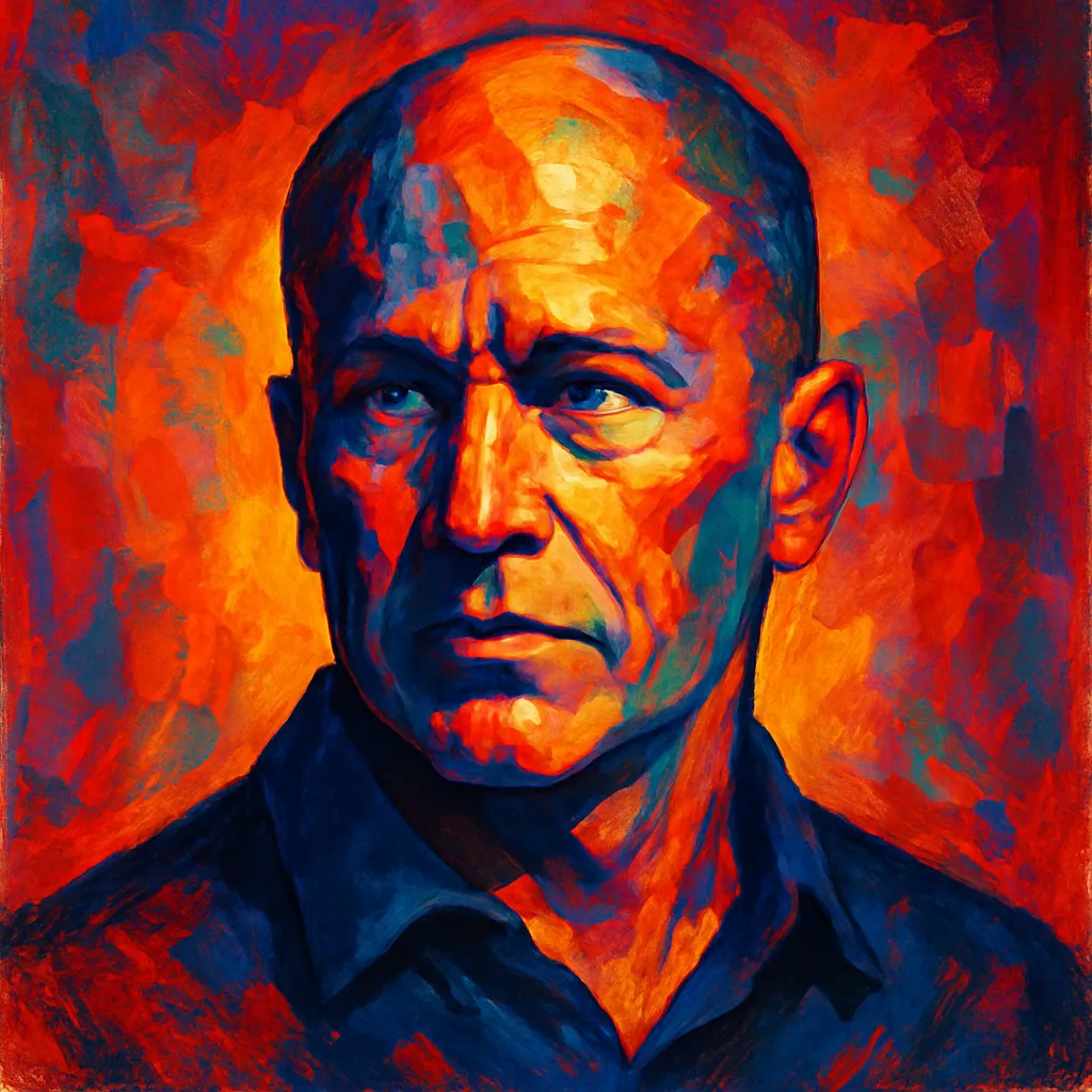 Artistic portrait of Mike Judge