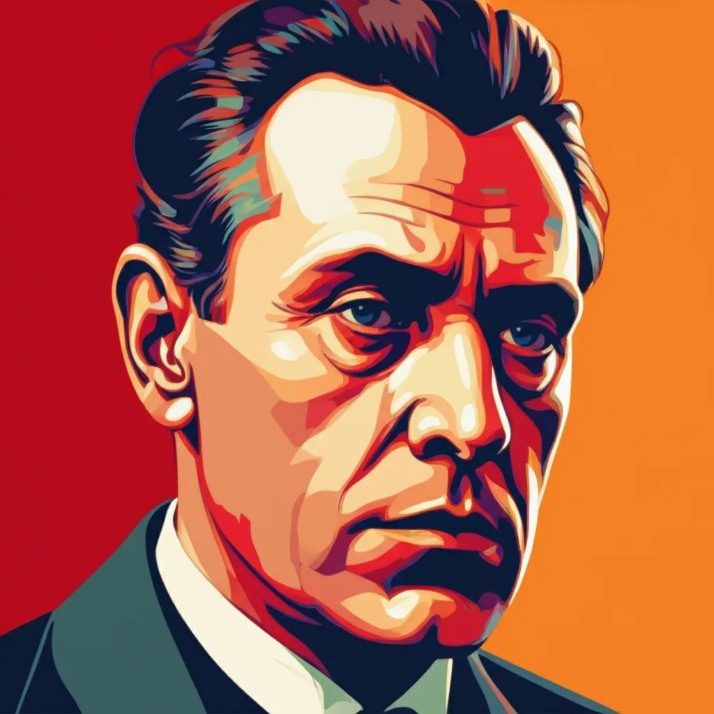 Artistic portrait of Gustav von Wangenheim