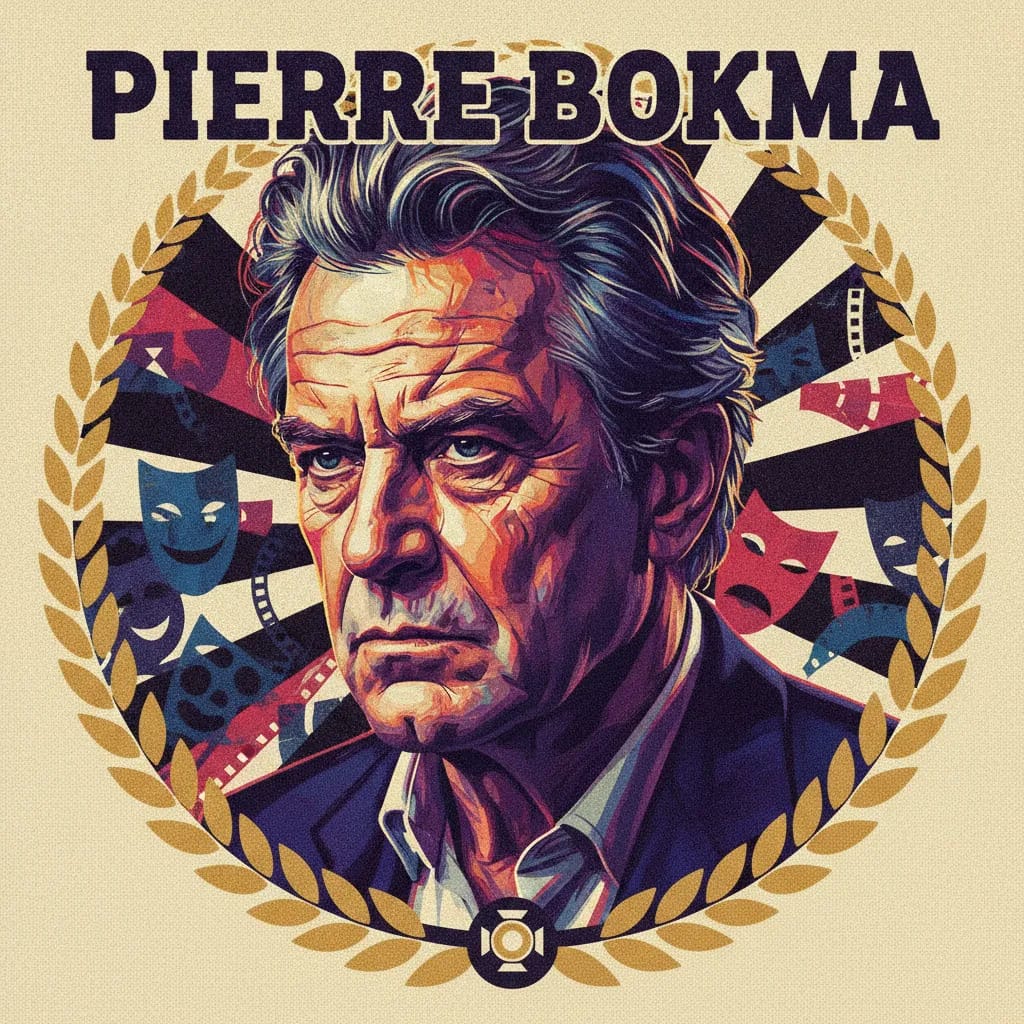 Artistic portrait of Pierre Bokma