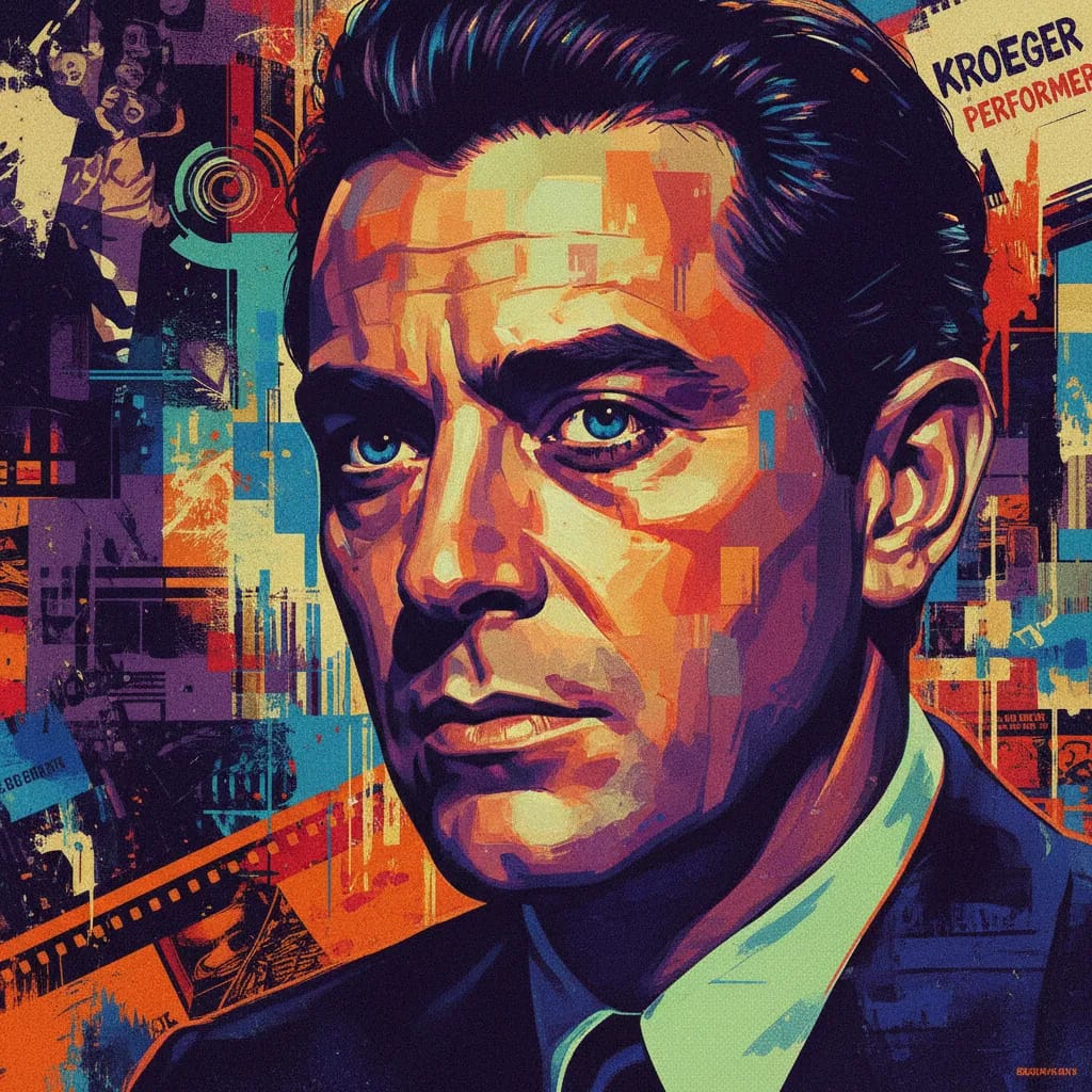 Artistic portrait of Berry Kroeger