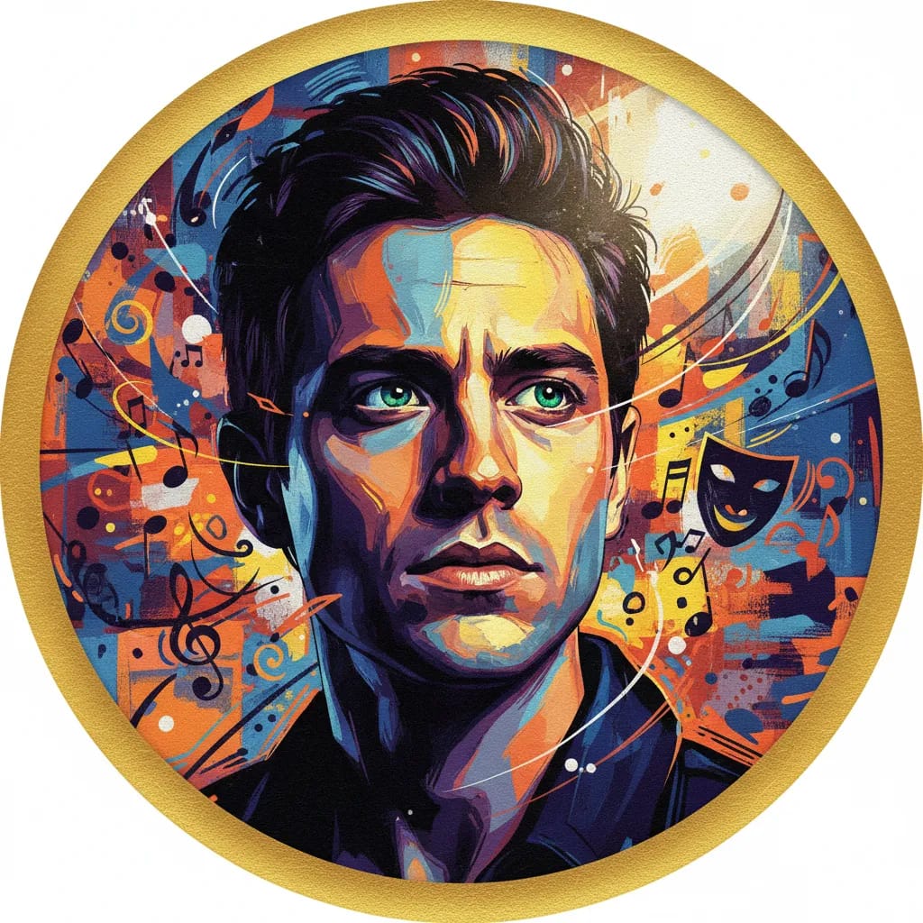 Artistic portrait of Daniel Durant