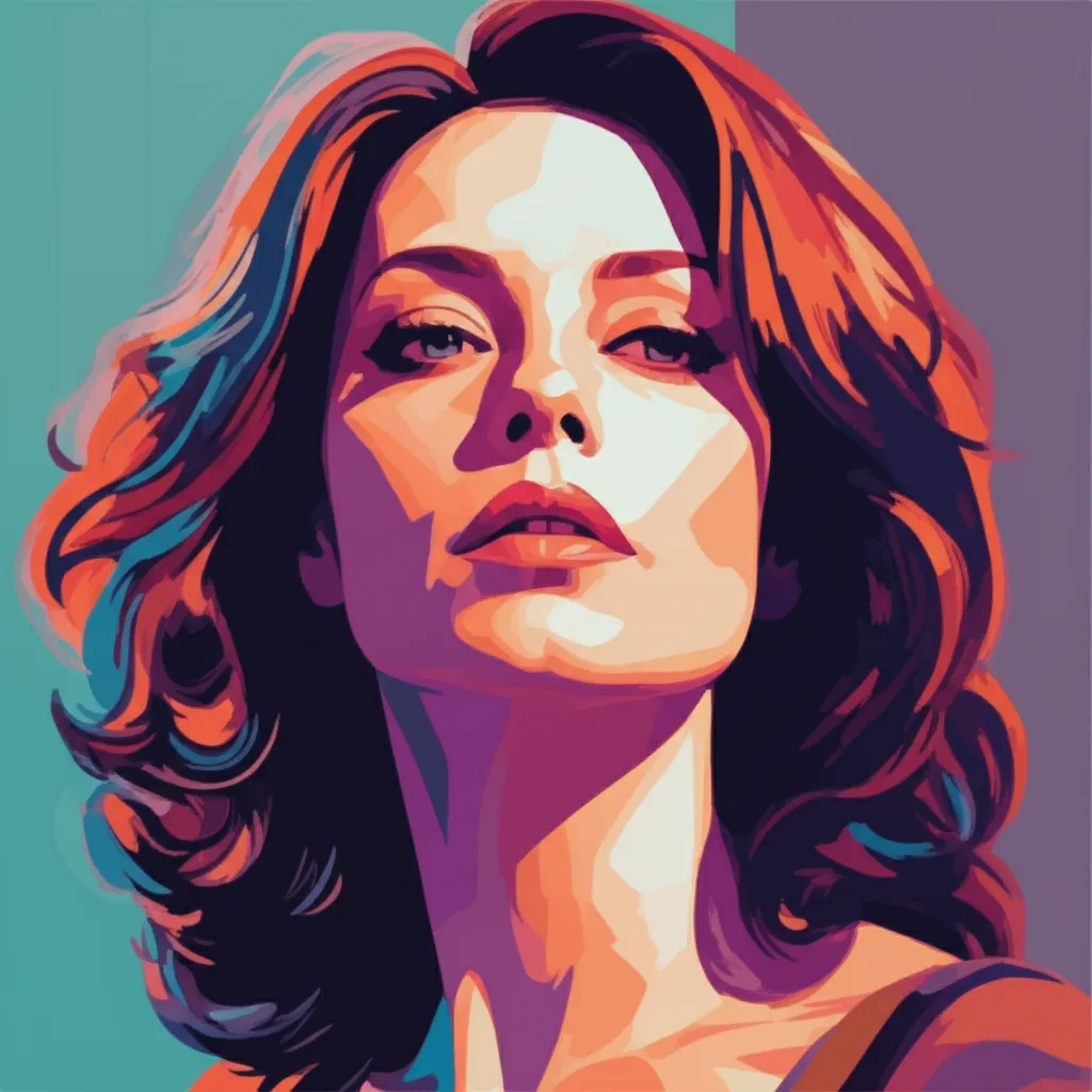 Artistic portrait of Gina Gershon
