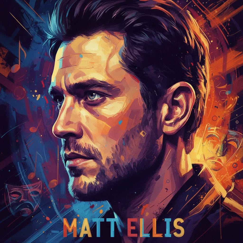 Artistic portrait of Matt Ellis