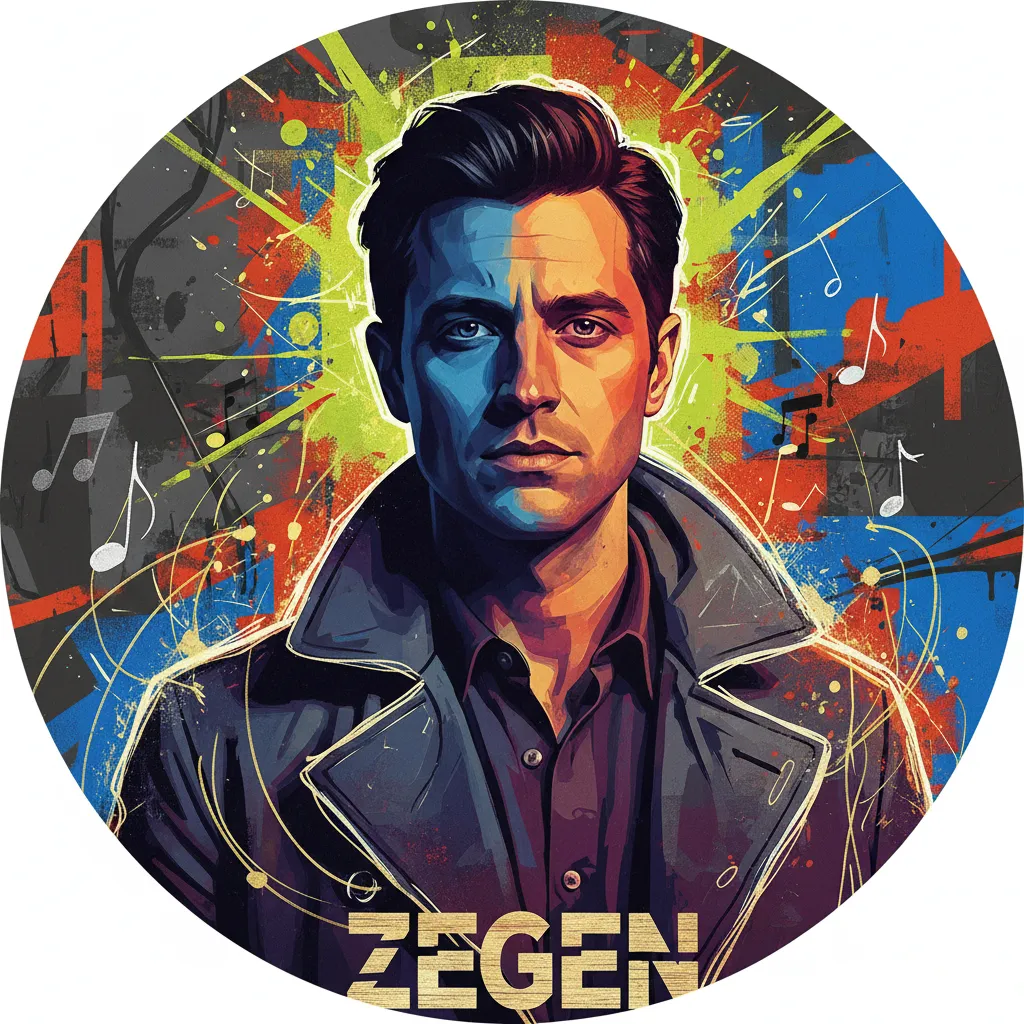 Artistic portrait of Michael Zegen
