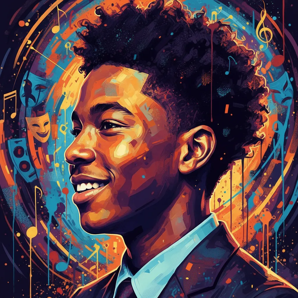 Artistic portrait of Jalyn Hall