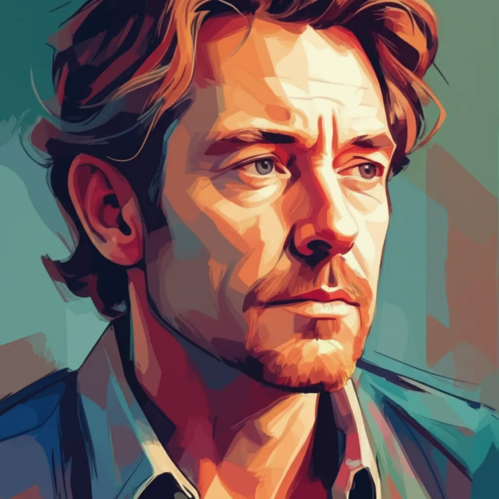 Artistic portrait of Sean Bridgers