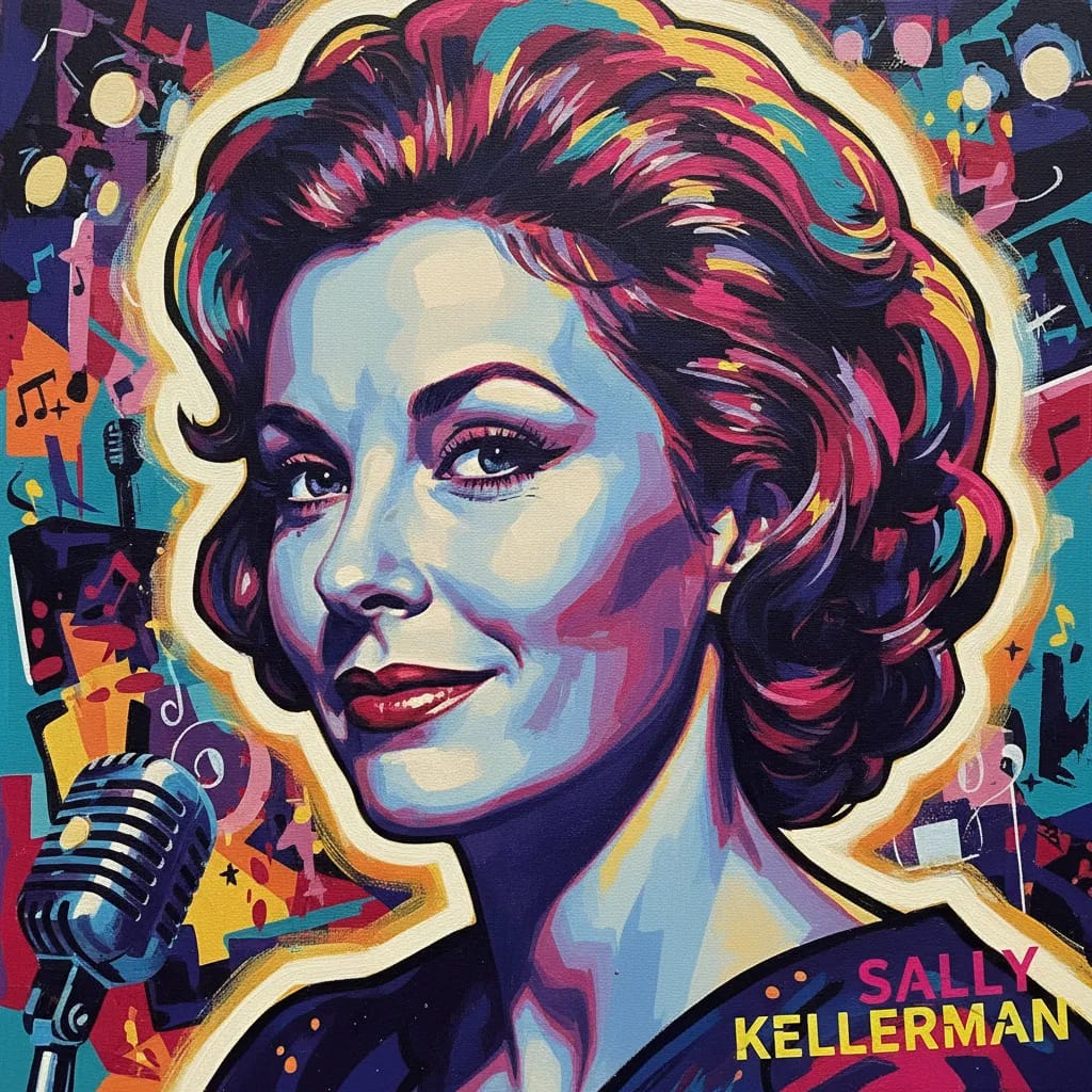 Artistic portrait of Sally Kellerman