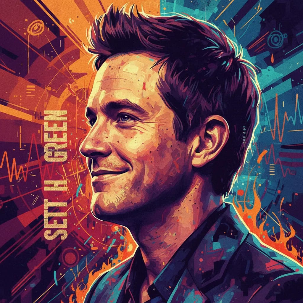 Artistic portrait of Seth Green