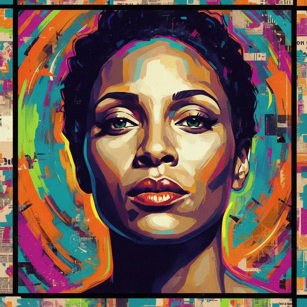 Portrait of Gloria Reuben