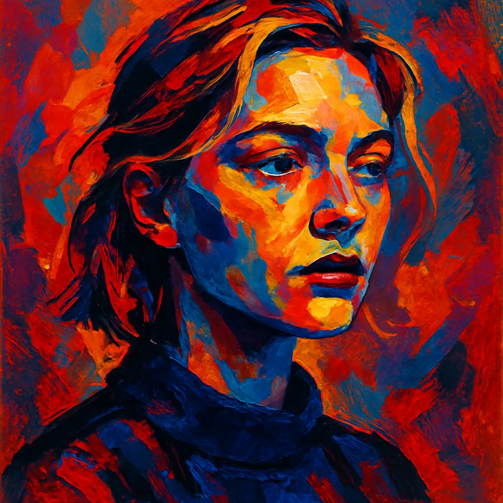 Artistic portrait of Eliza Rycembel