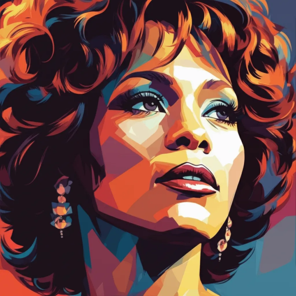 Portrait of Whitney Houston