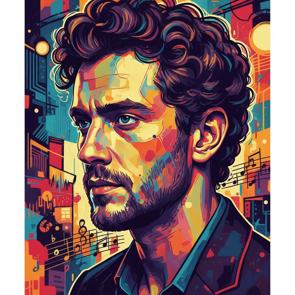 Artistic portrait of Dawid Ogrodnik