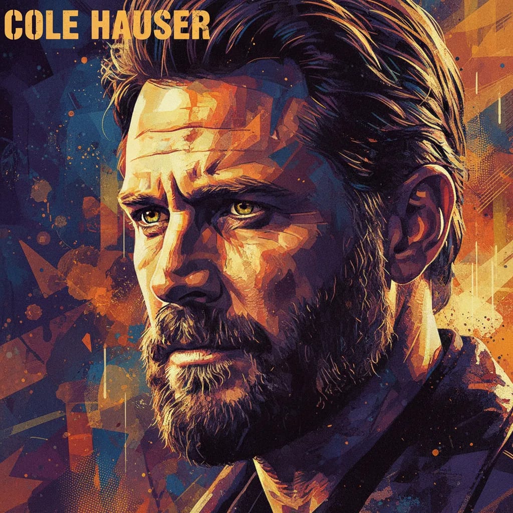 Artistic portrait of Cole Hauser