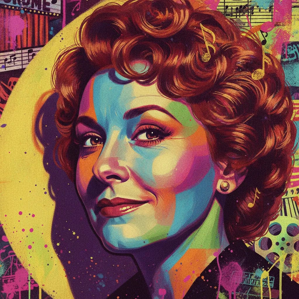 Artistic portrait of Eileen Brennan