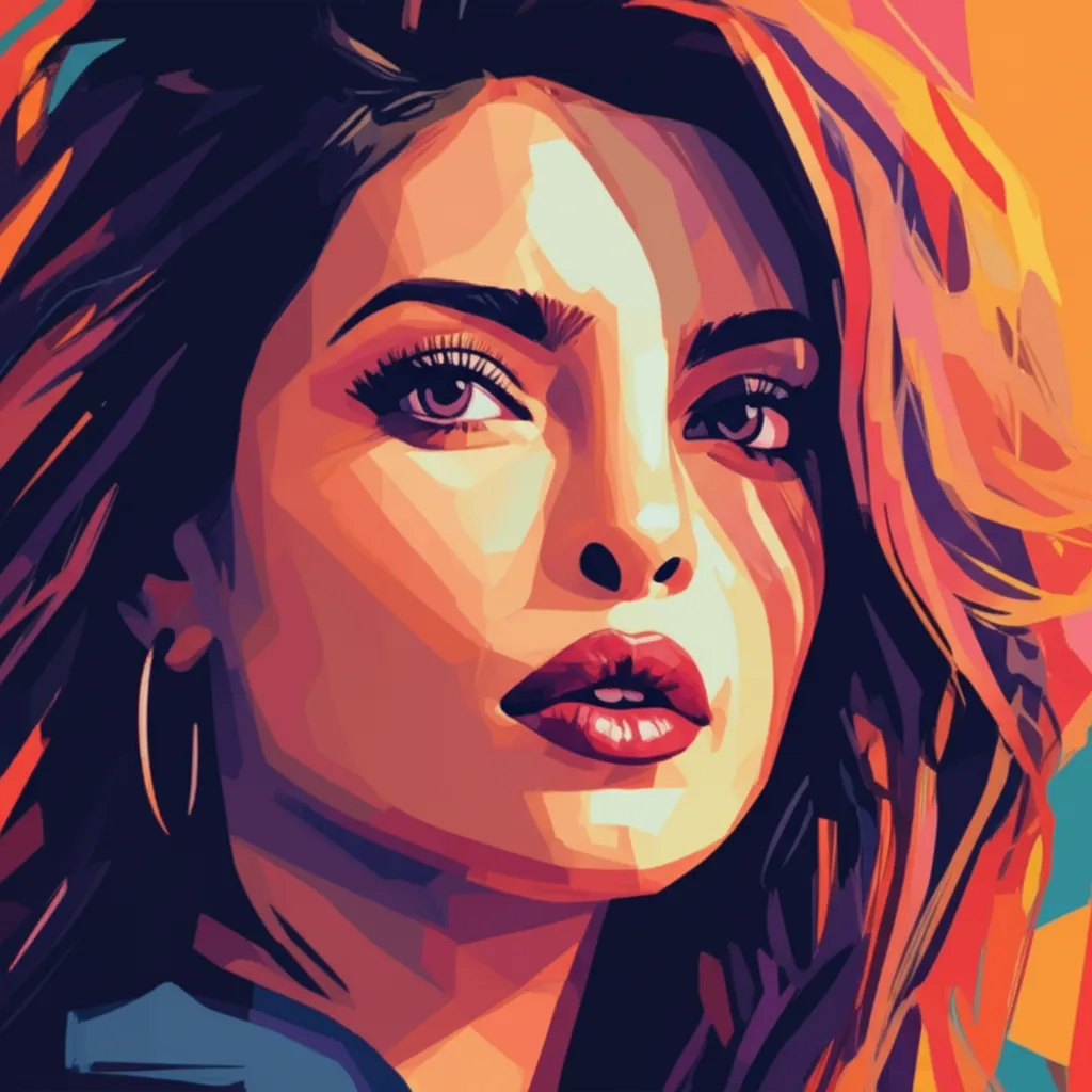 Artistic portrait of Priyanka Chopra
