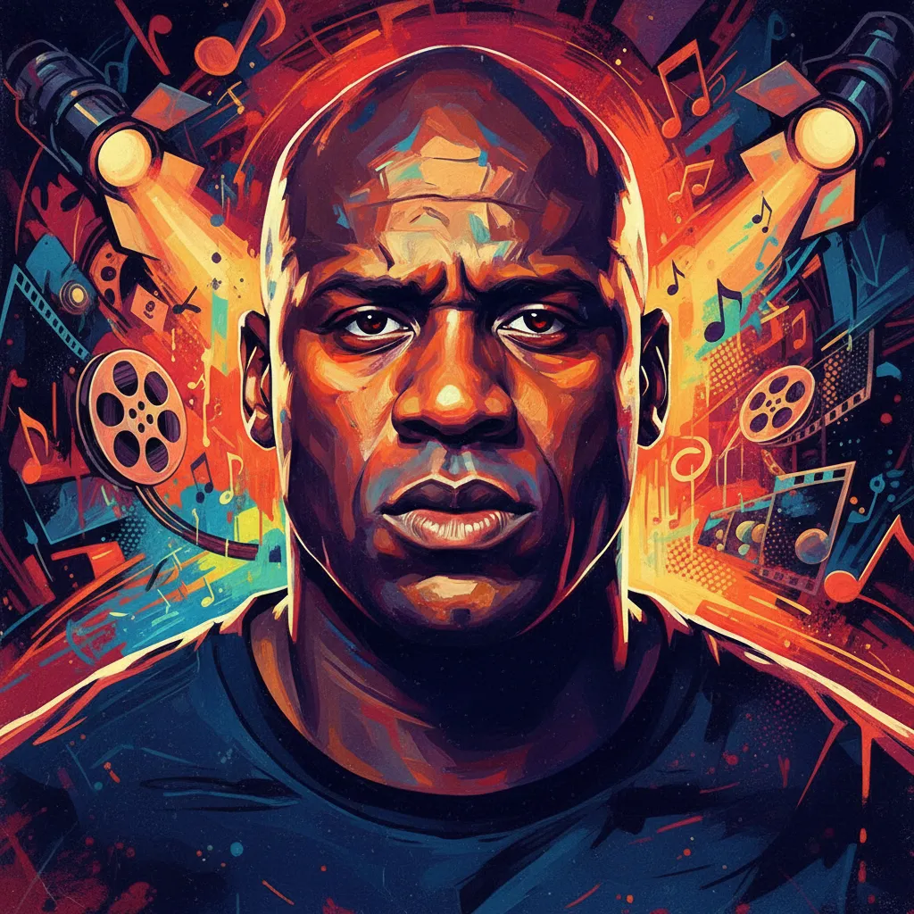 Artistic portrait of Shaquille O'Neal