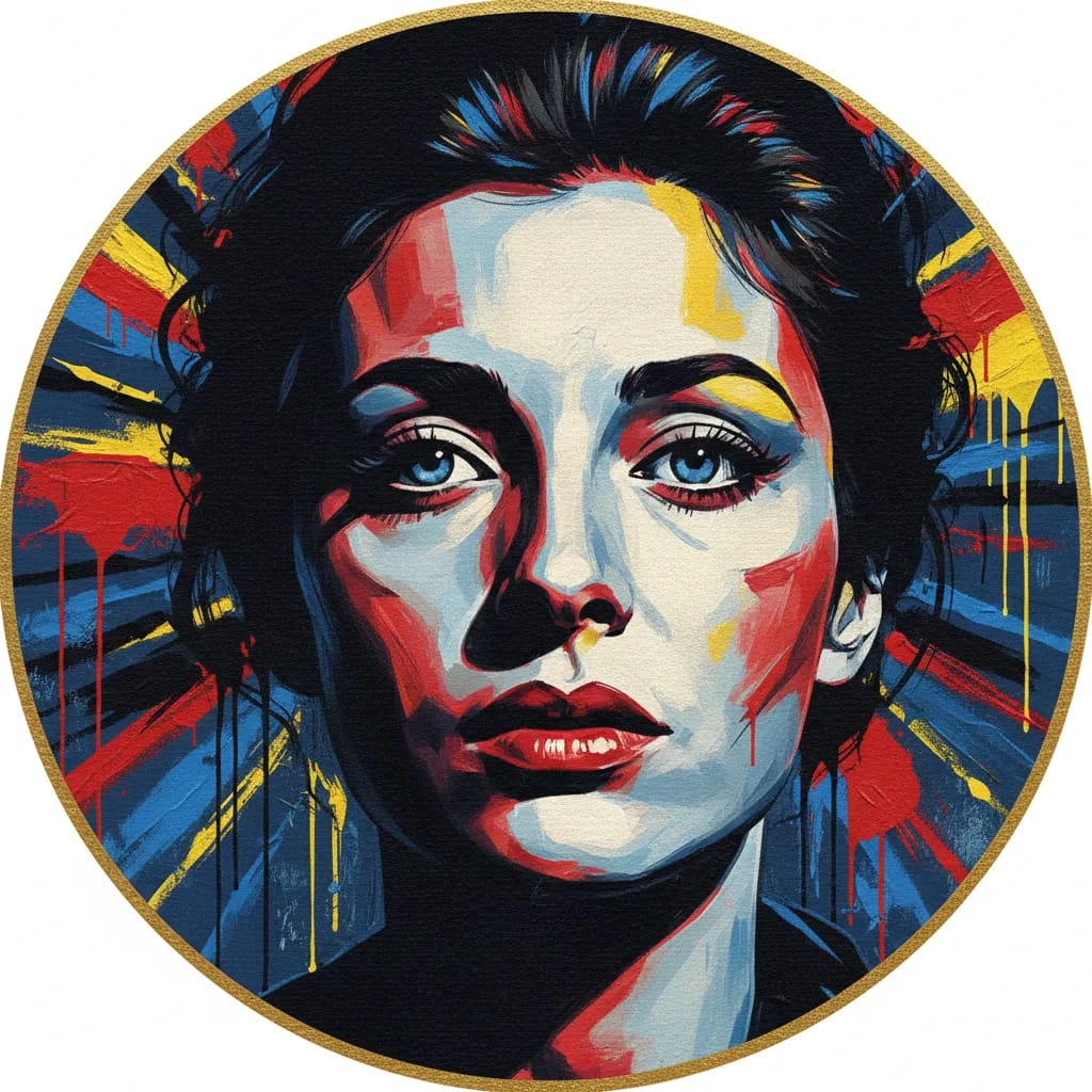 Artistic portrait of Dominique Davray