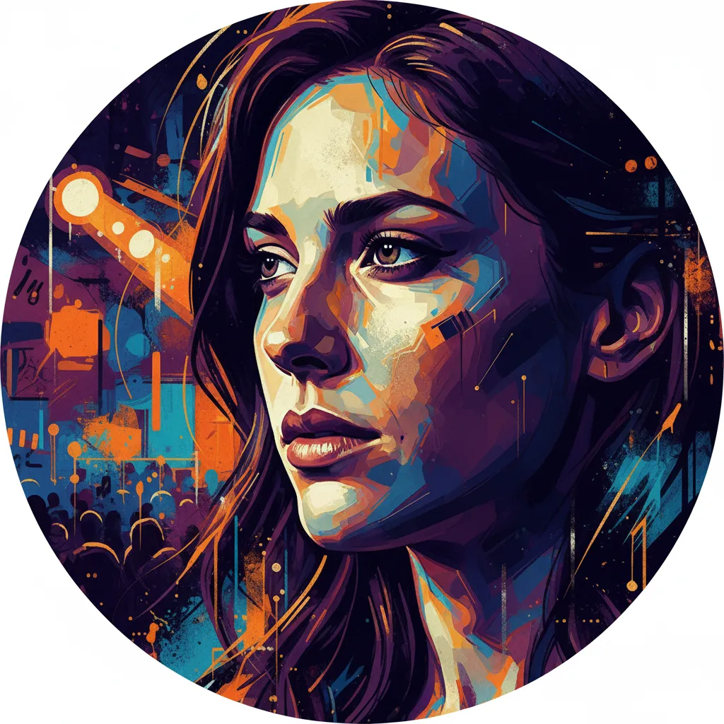 Artistic portrait of Monica Keena