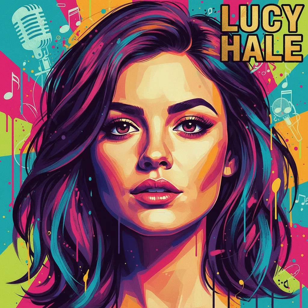 Artistic portrait of Lucy Hale