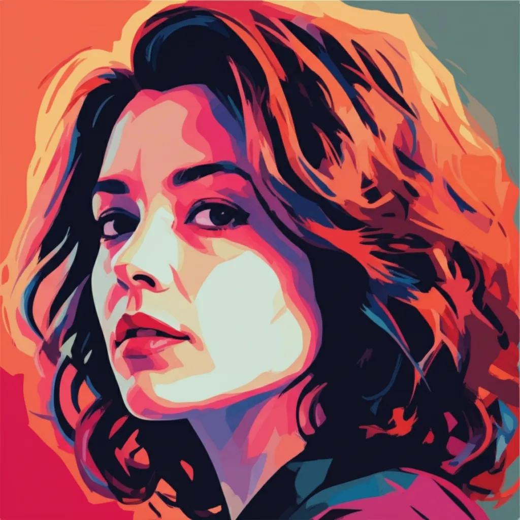 Artistic portrait of Sharon Percy