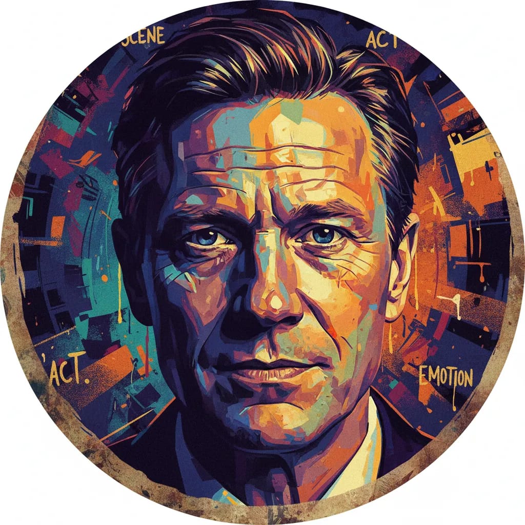 Artistic portrait of Søren Malling