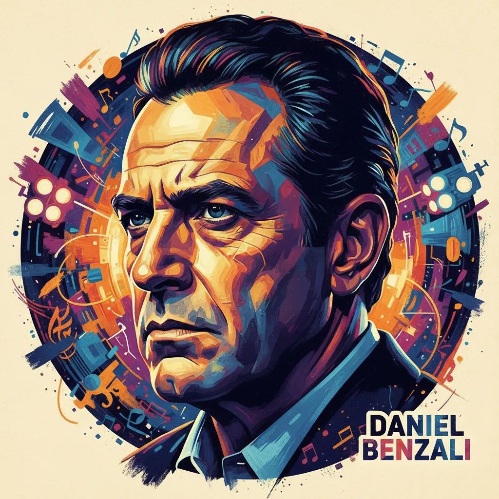 Artistic portrait of Daniel Benzali