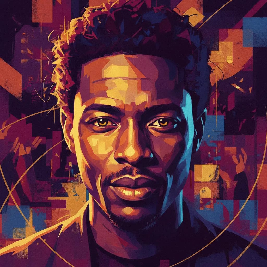 Artistic portrait of Kagiso Kuypers