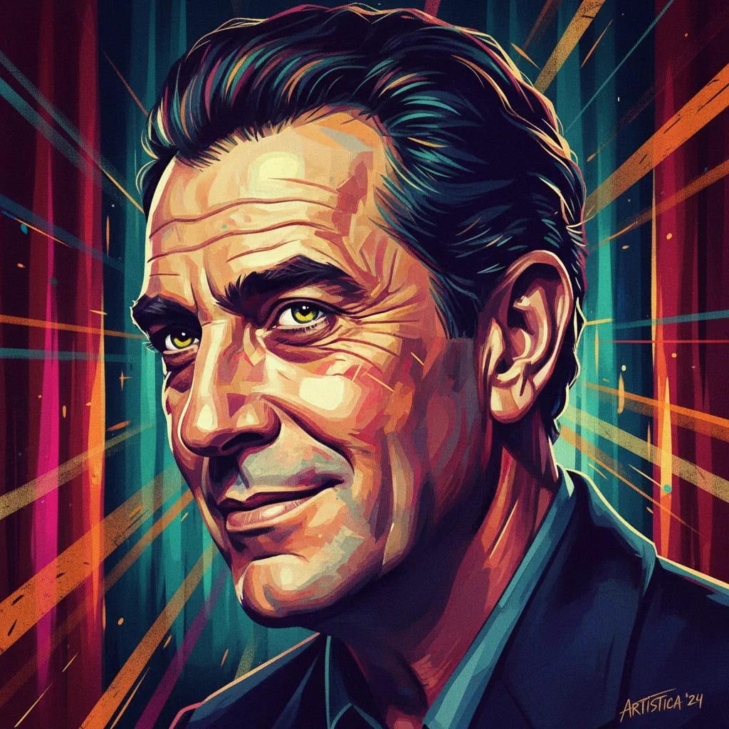 Artistic portrait of Nehemiah Persoff