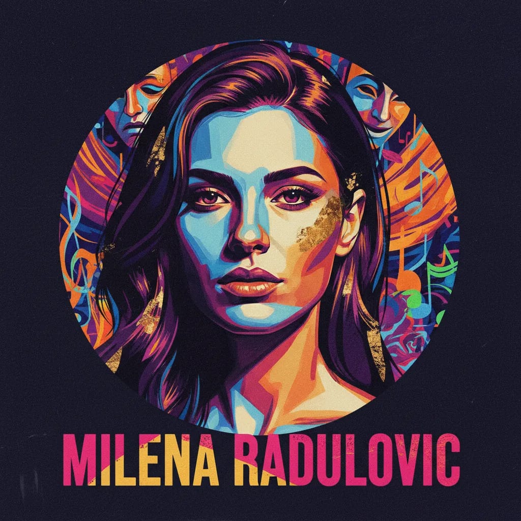 Artistic portrait of Milena Radulovic