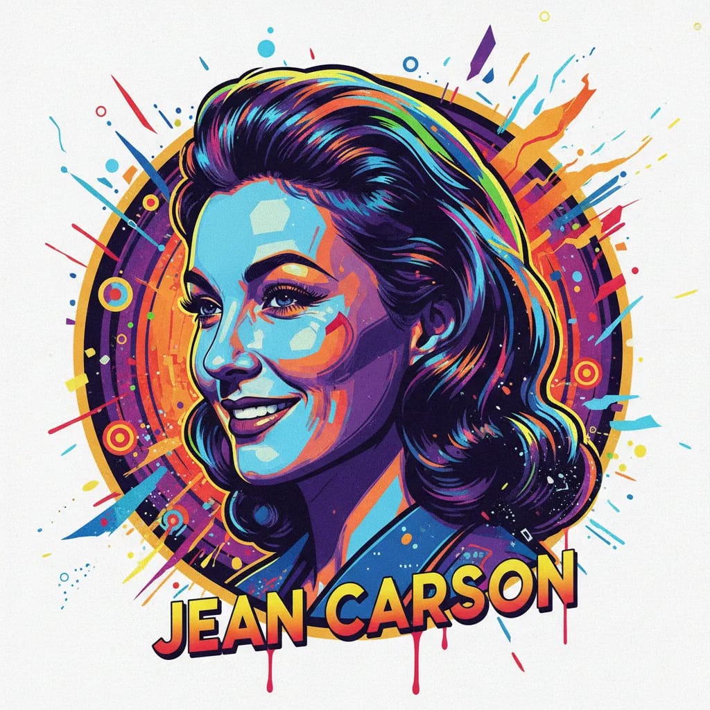 Artistic portrait of Jean Carson