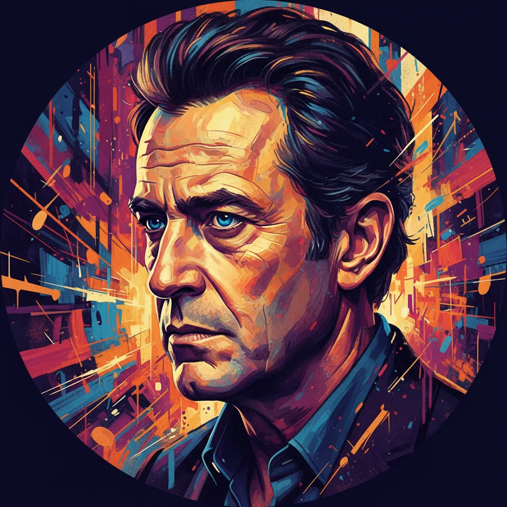 Artistic portrait of Daniel Auteuil