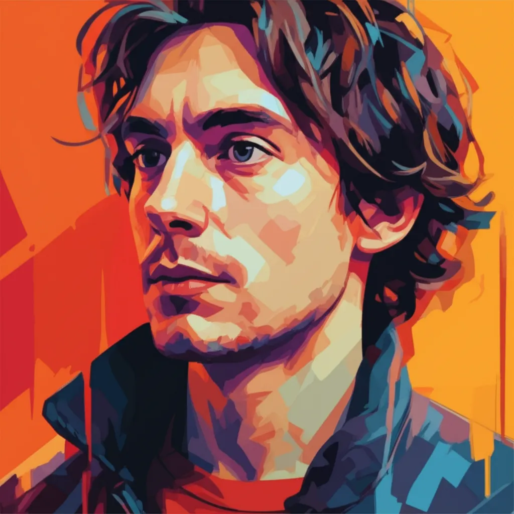 Artistic portrait of Jeremy Theobald
