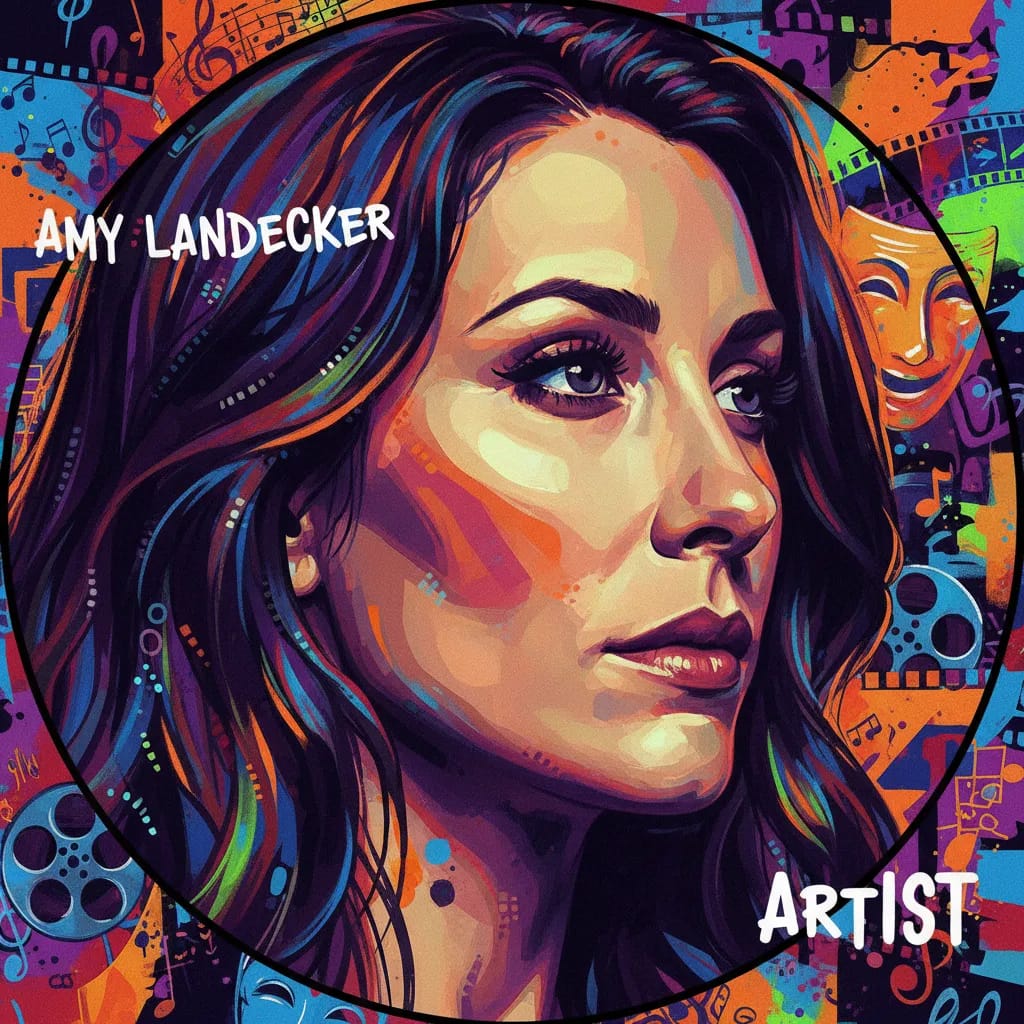 Artistic portrait of Amy Landecker