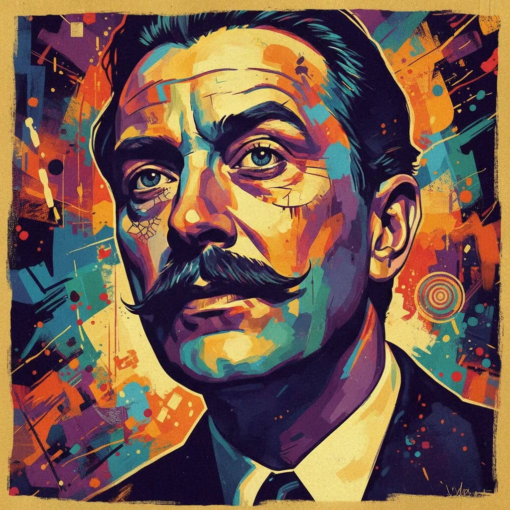 Artistic portrait of Henrik Malberg
