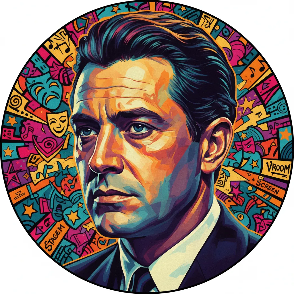 Artistic portrait of Frederick Vroom