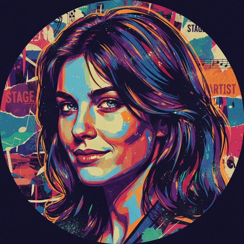 Artistic portrait of Jill Schoelen