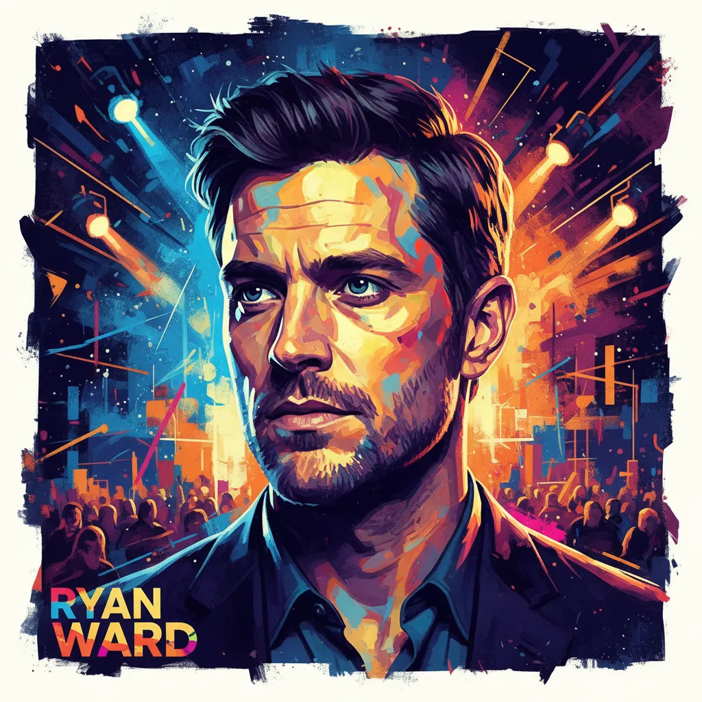 Artistic portrait of Ryan Ward