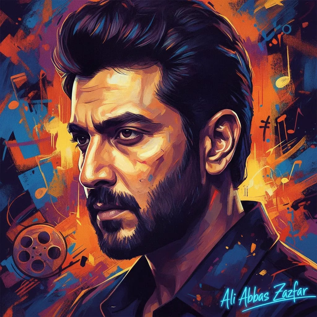 Artistic portrait of Ali Abbas Zafar