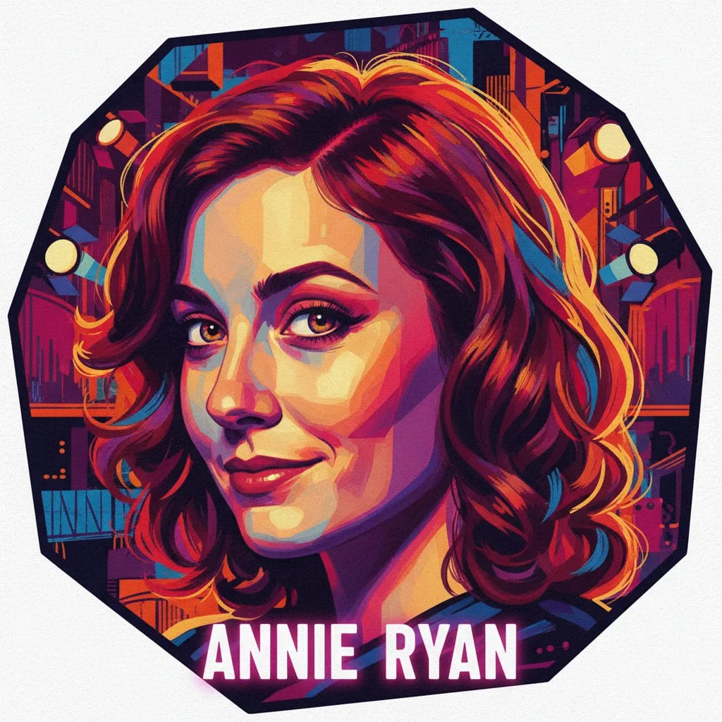 Artistic portrait of Annie Ryan
