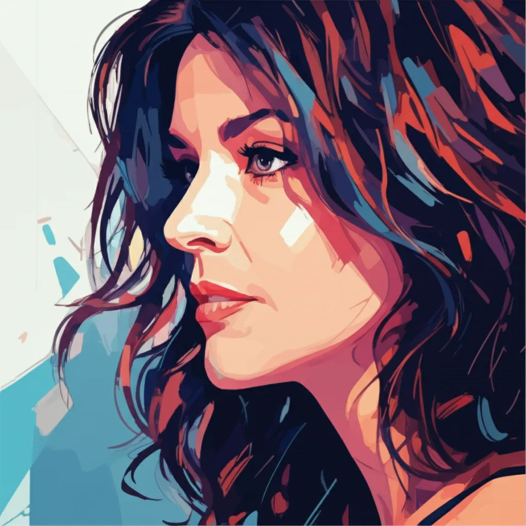 Artistic portrait of Marisa Tomei
