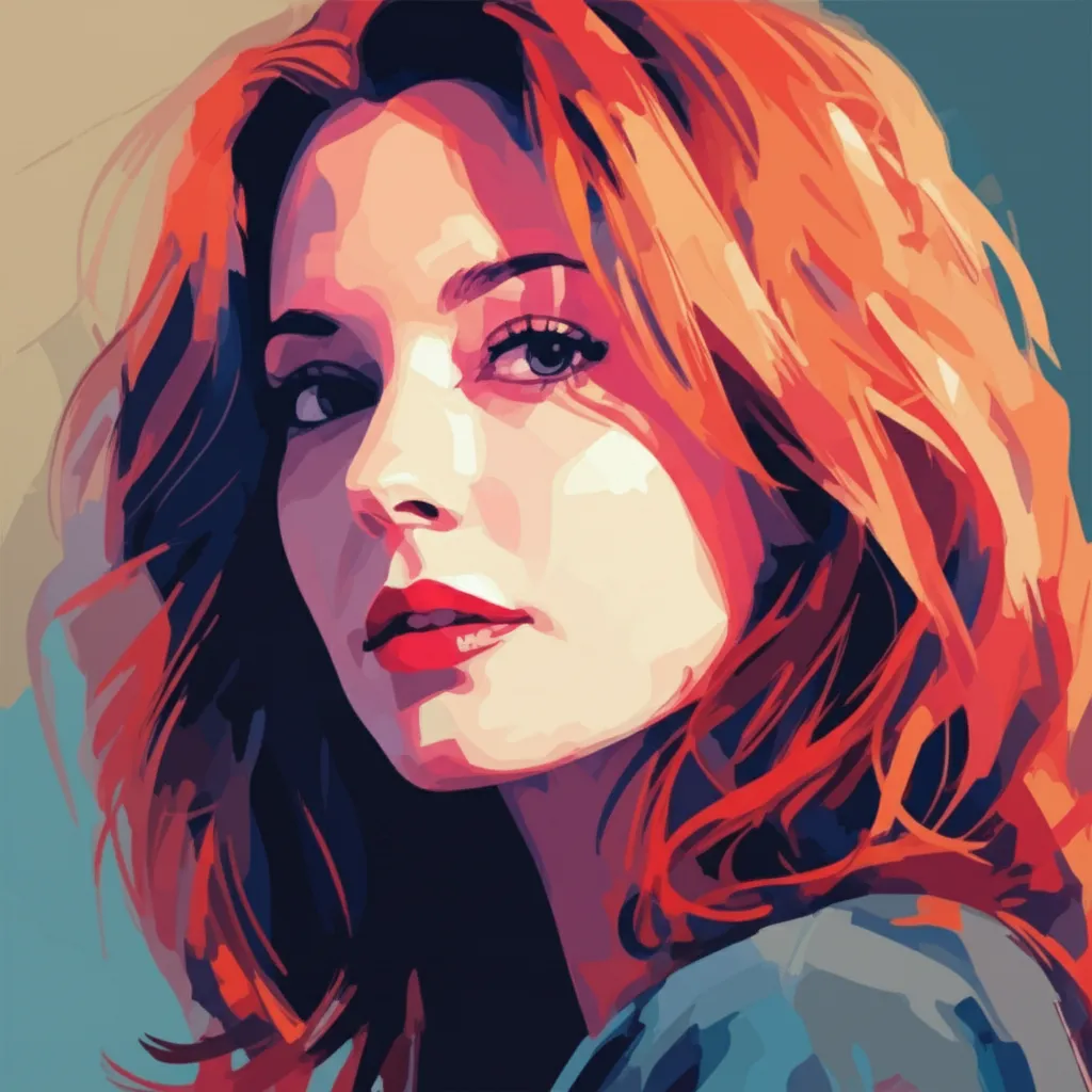Artistic portrait of Heather Graham