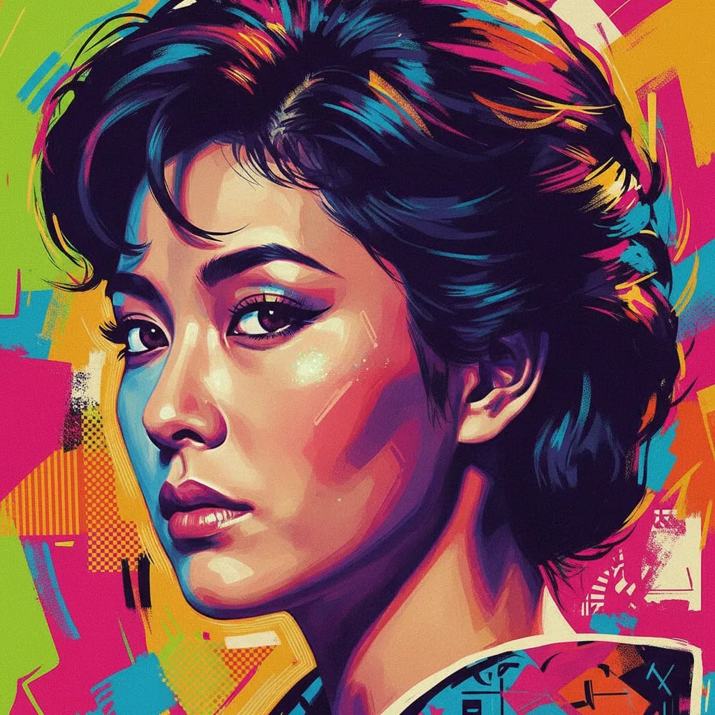 Artistic portrait of Reiko Dan