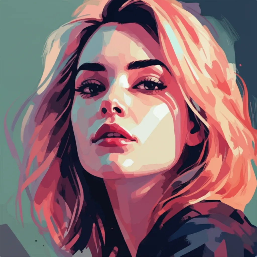 Artistic portrait of Samara Weaving