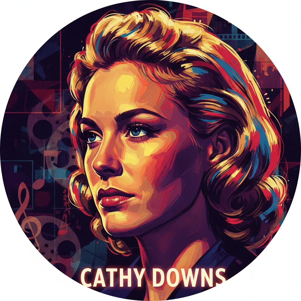 Artistic portrait of Cathy Downs